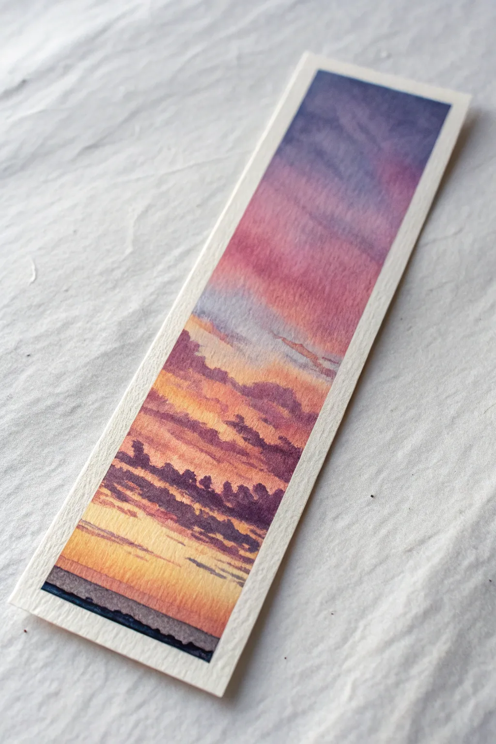 Dreamy sunset gradient study to practice smooth blends, warm-to-cool shifts, and soft clouds