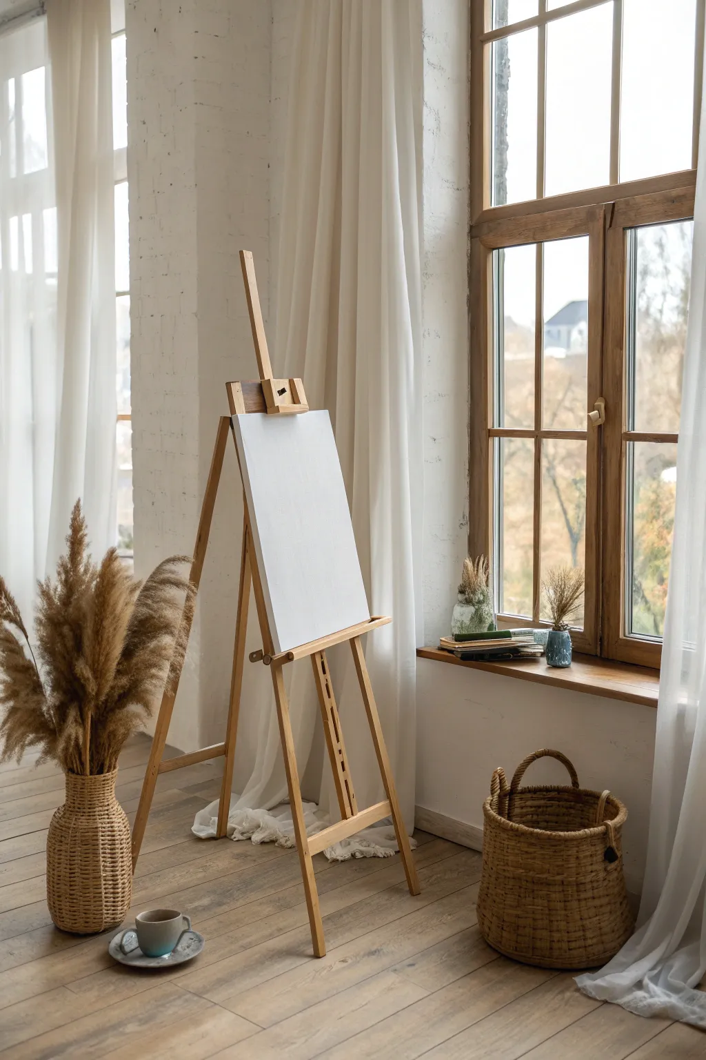 Chase the window light for calmer studio vibes and more accurate, effortless color mixing.