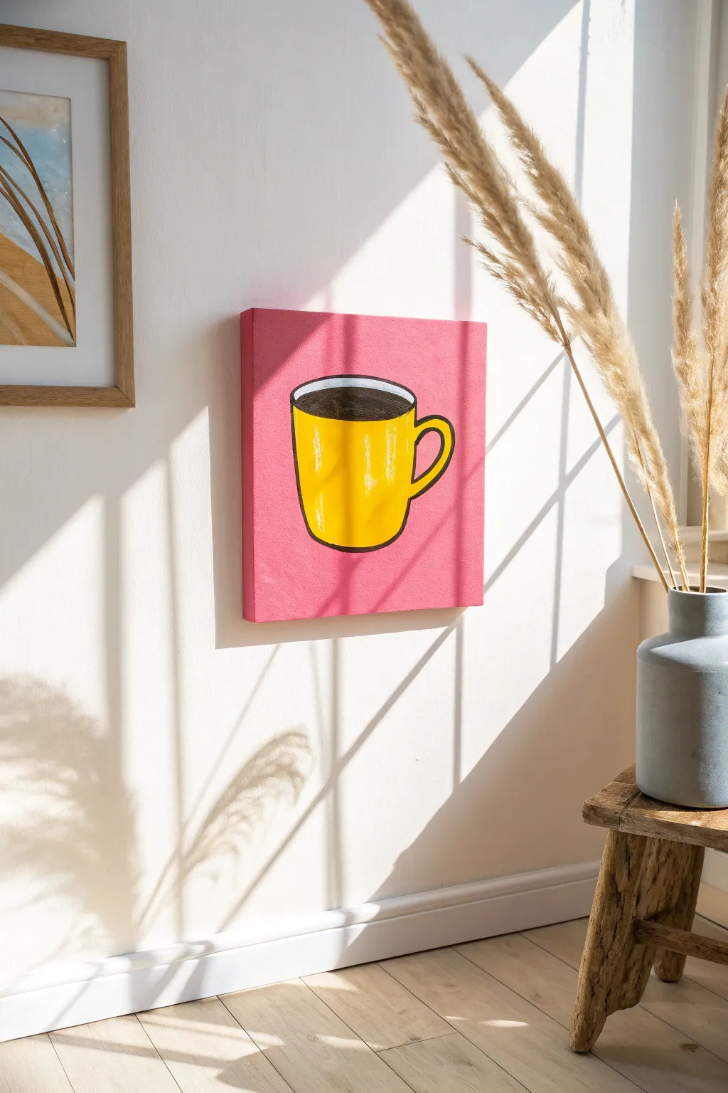 Bring everyday objects to life with this vibrant and easy pop art canvas idea for your home.