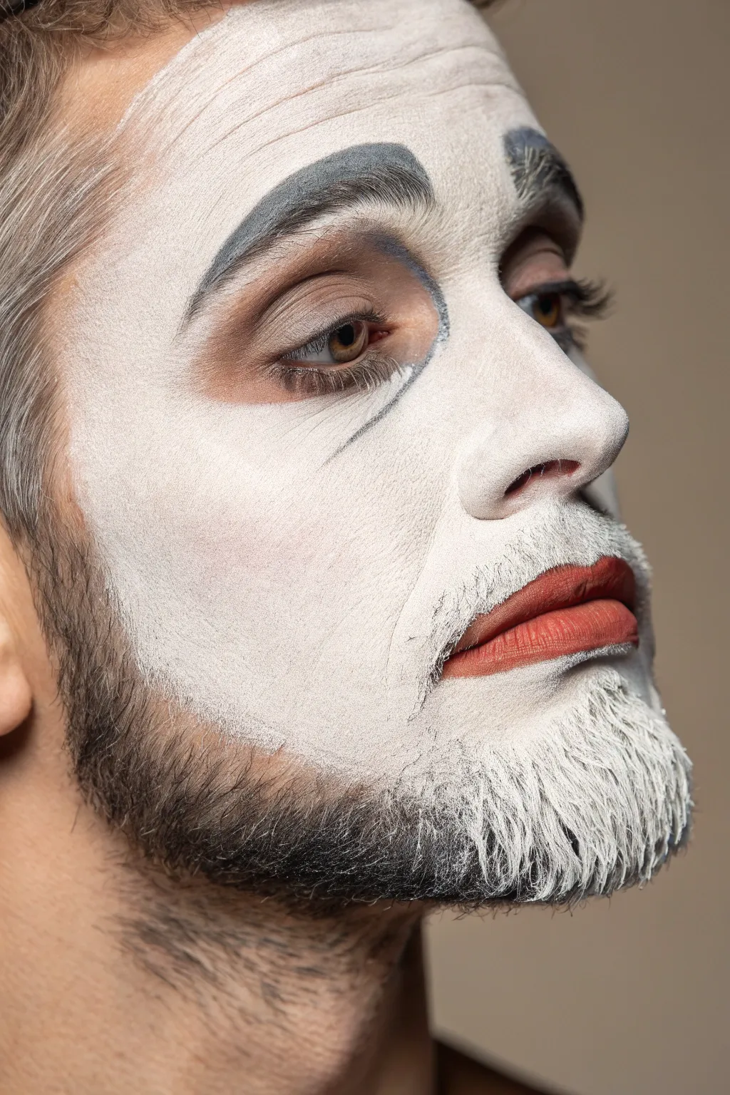 Master the art of the tramp clown textured look with this simple stippling technique.