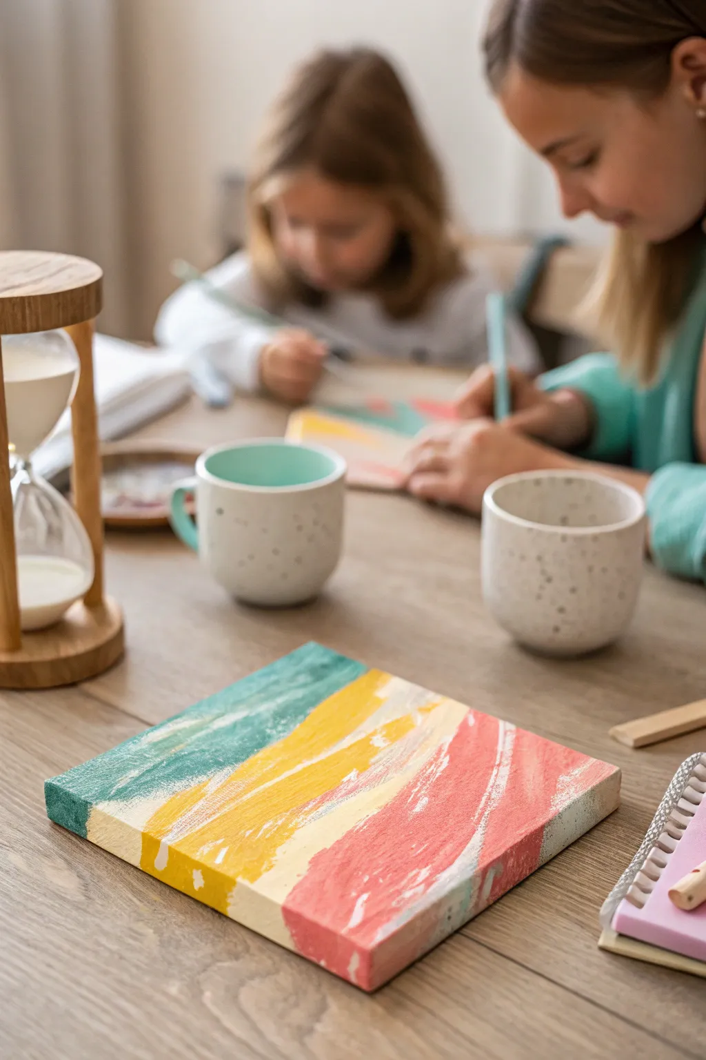 Pass the canvas and keep painting, a playful kids party game with quick swaps and big laughs