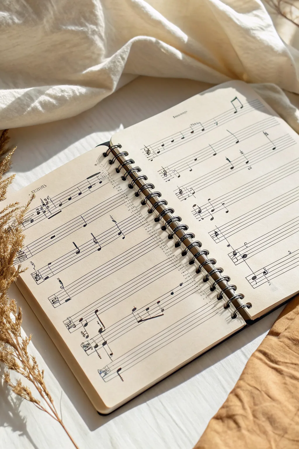 Broken and dashed line rhythms on a minimalist page, like visual music for your sketchbook.