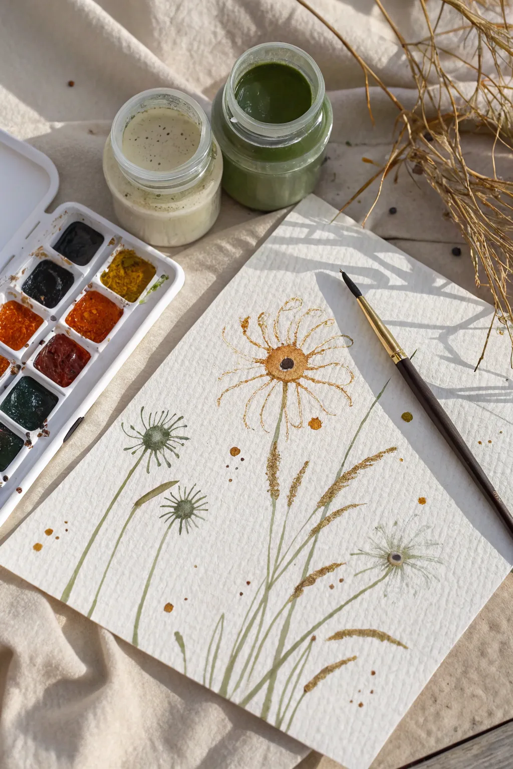 Transform wet paint blobs into quirky monsters using a simple straw blowing technique.