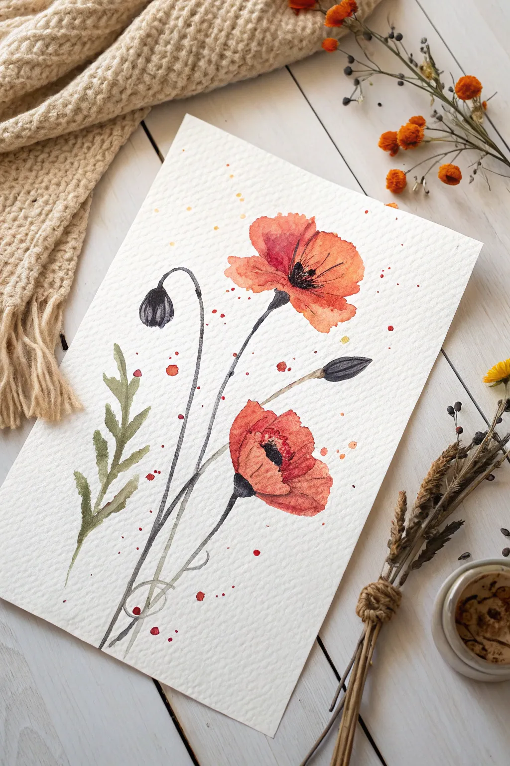 Combine ink sketches with loose watercolor for a stunning, effortless look. Perfect for beginners!