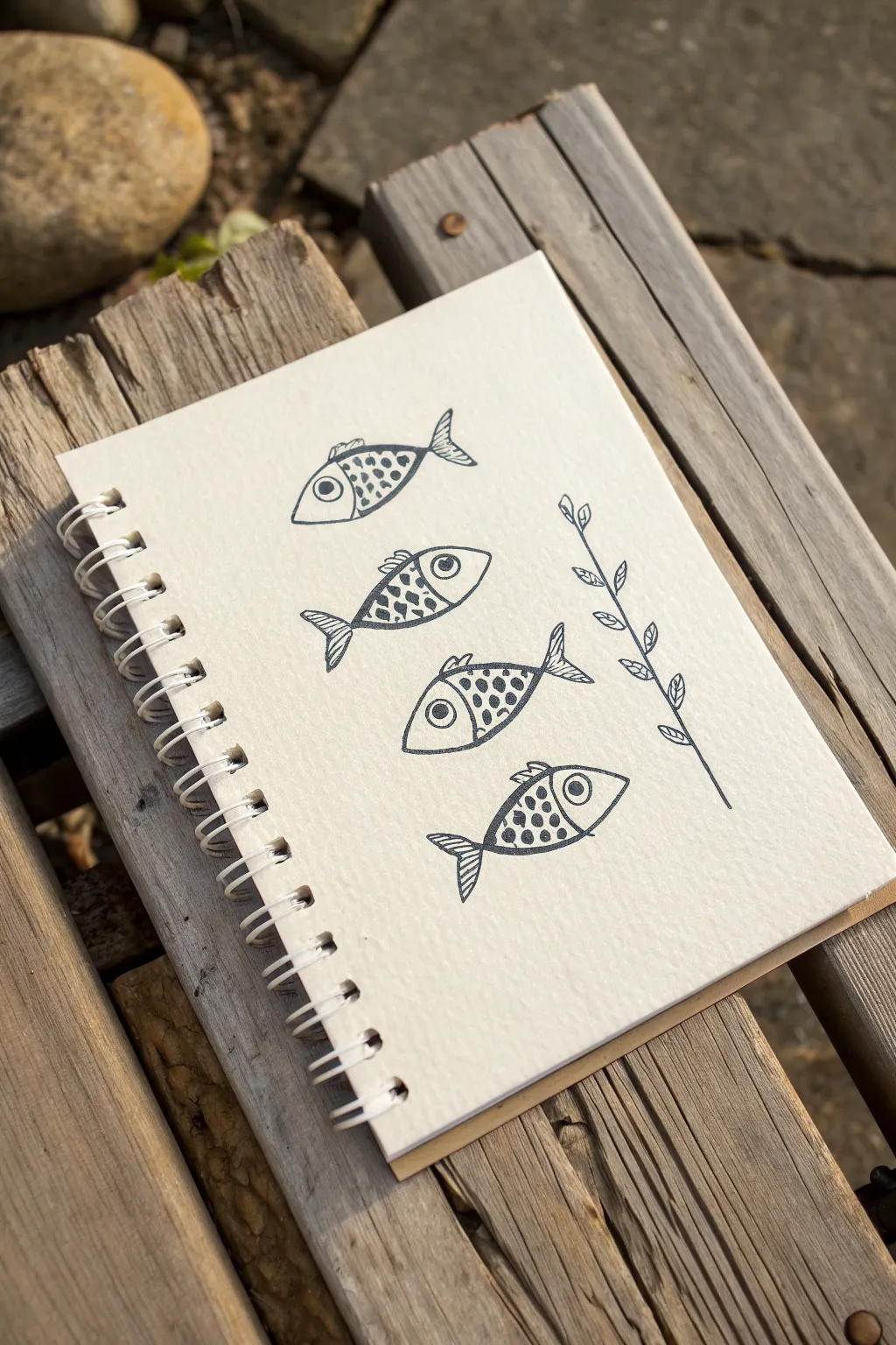 Same fish, three moods: cheerful, unimpressed, and seriously grumpy faces to sketch today