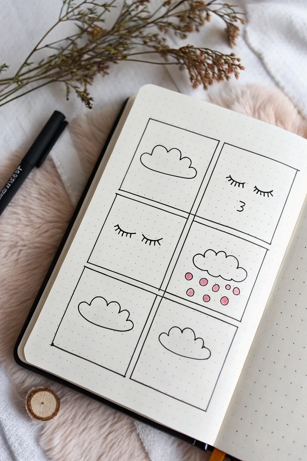 Soft cloud + mini rainbow in 6 simple steps, minimal line art you can copy in minutes.