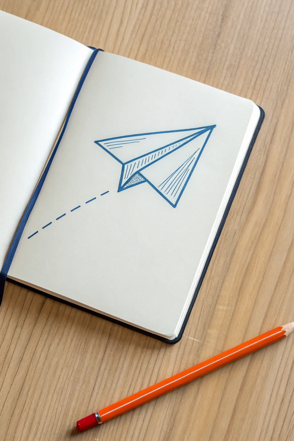 Master the art of simplicity with this fun looping paper plane doodle!