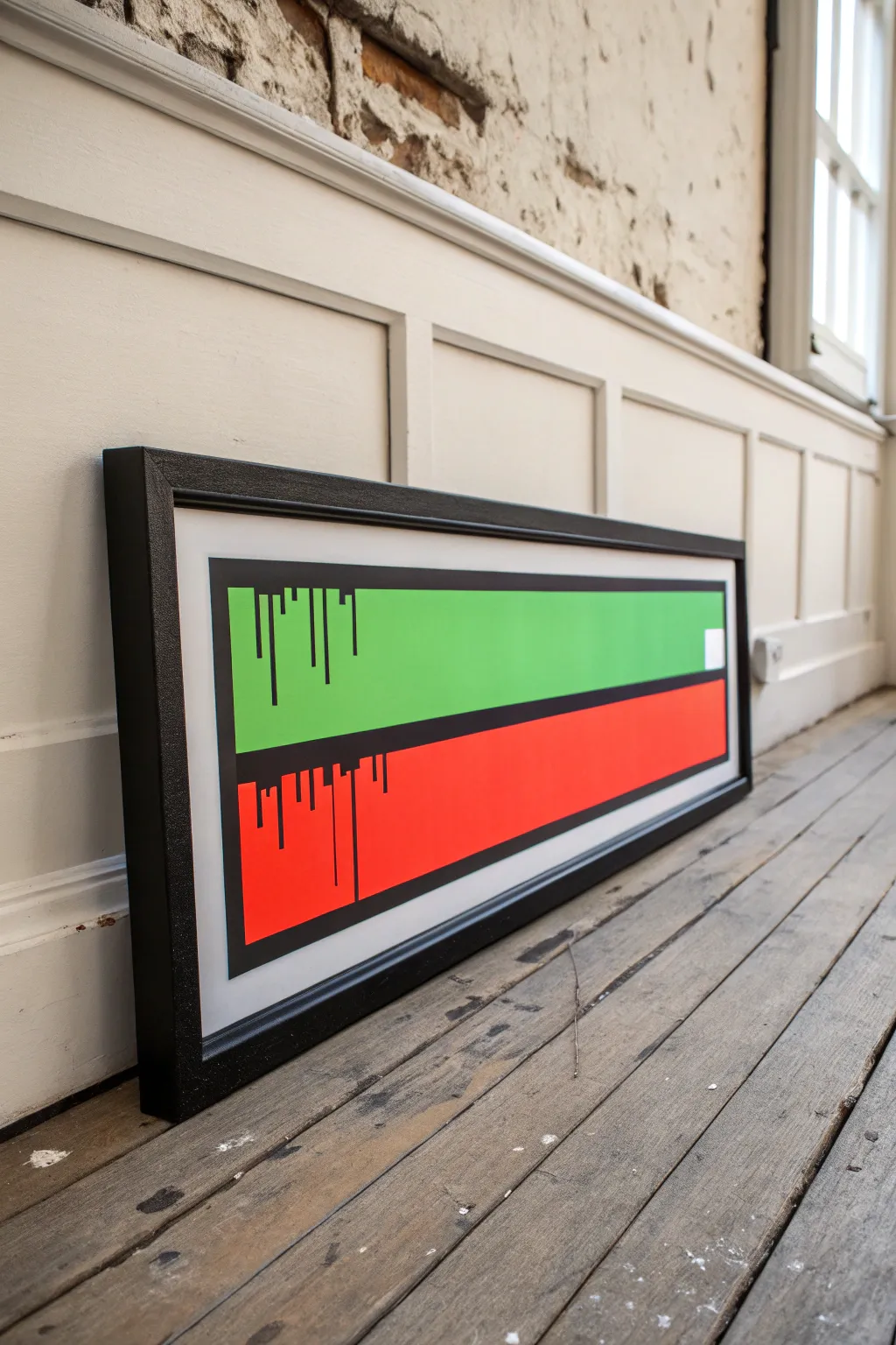 Minimal boss fight health bar canvas with bold color contrast, cracks, sparks, and sleek drips