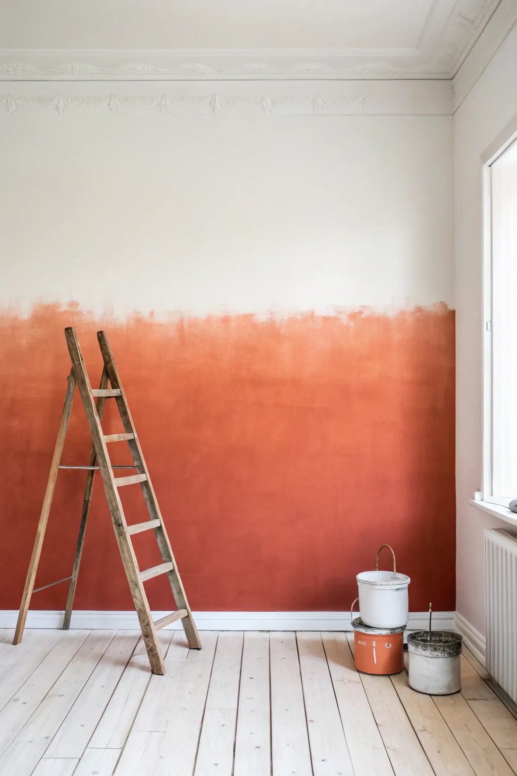 Dreamy ombre fade transforms your space with a handcrafted gradient and bold color depth.