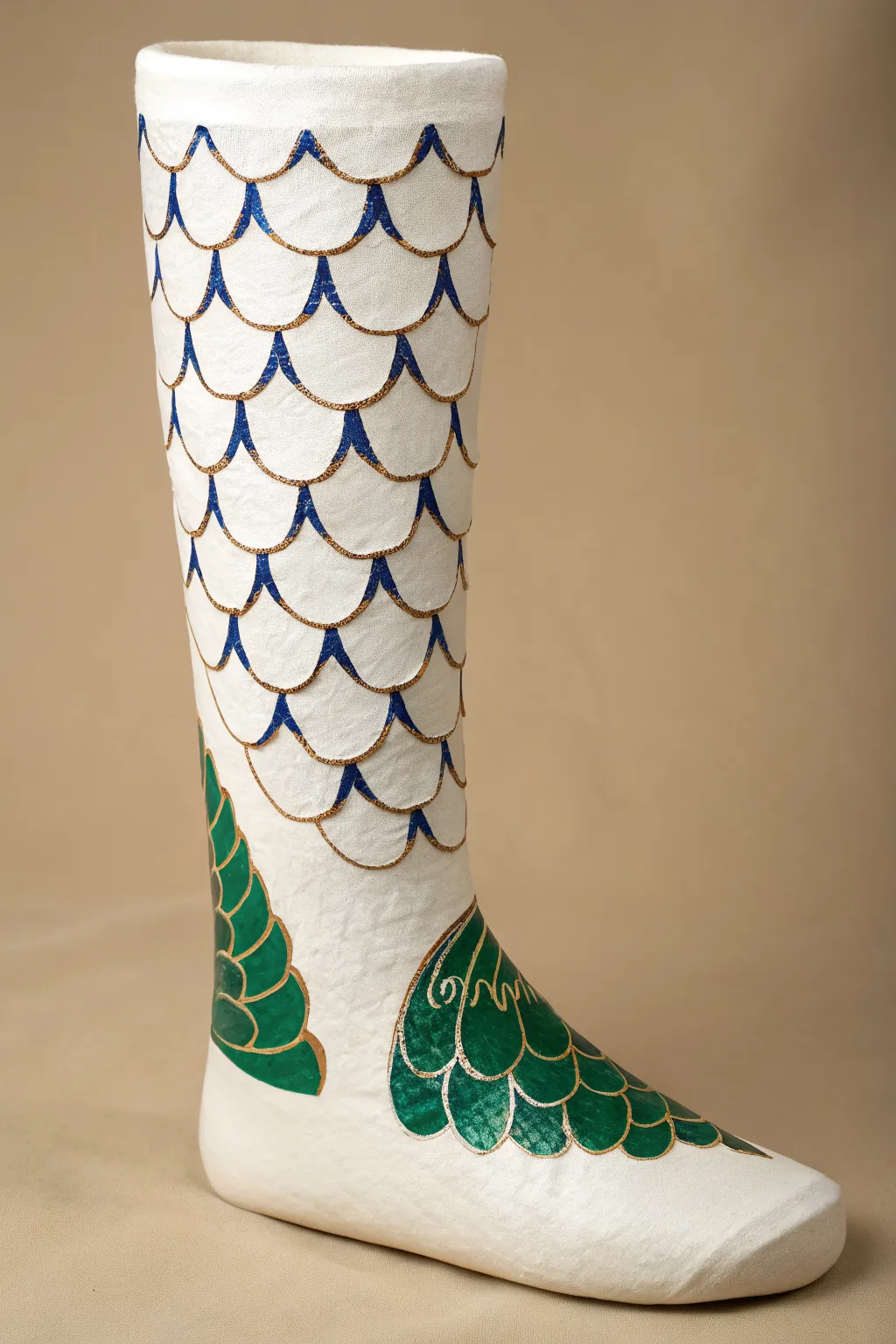 Dragon scale leg cast drawing idea with bold shading and dimensional fantasy armor texture