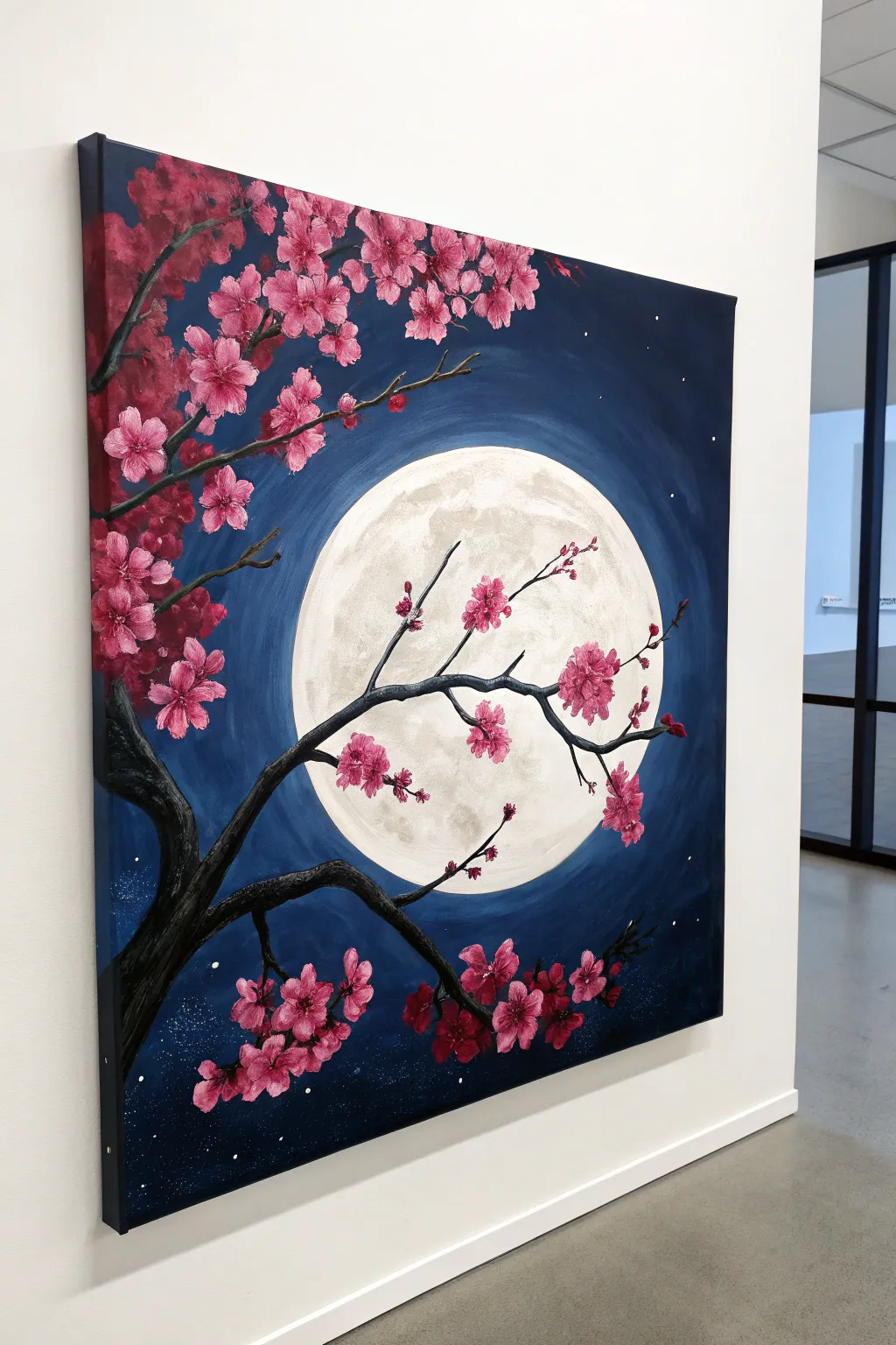 Capture the romance with this dreamy moonlight painting idea, perfect for a creative Valentine's Day.