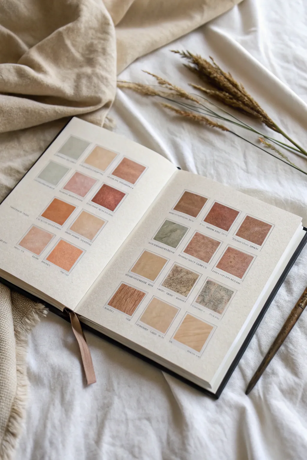 Painted mini frames turn todays little moments into a calm, cozy visual diary spread.