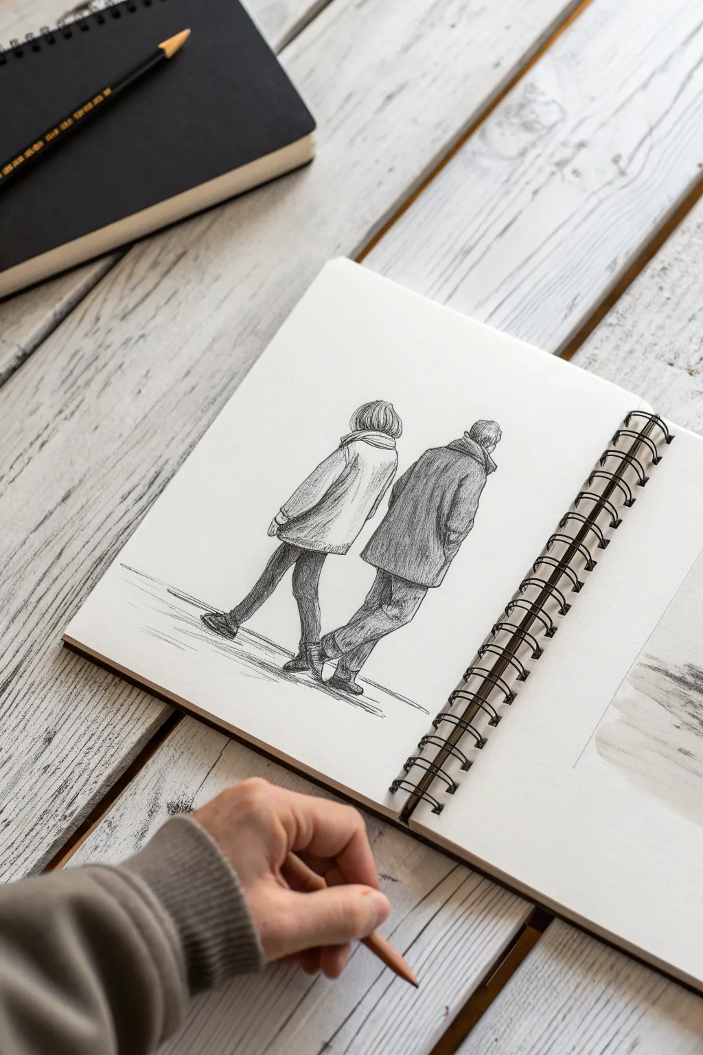 Master the art of storytelling in your sketches with these dynamic group interaction poses.