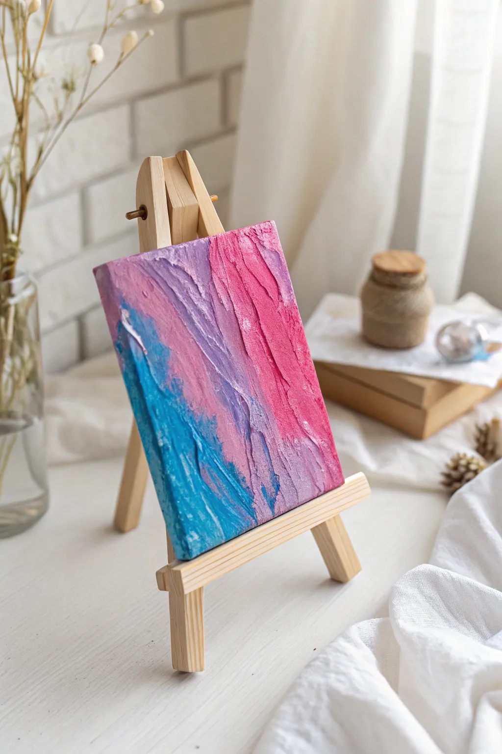 Create stunning dimension with these satisfying and bold abstract palette knife swipes.
