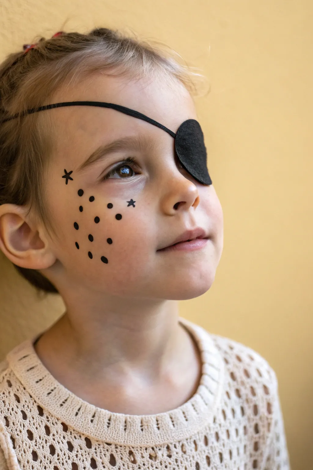 A chic, minimalist take on the classic pirate look, achievable in minutes.