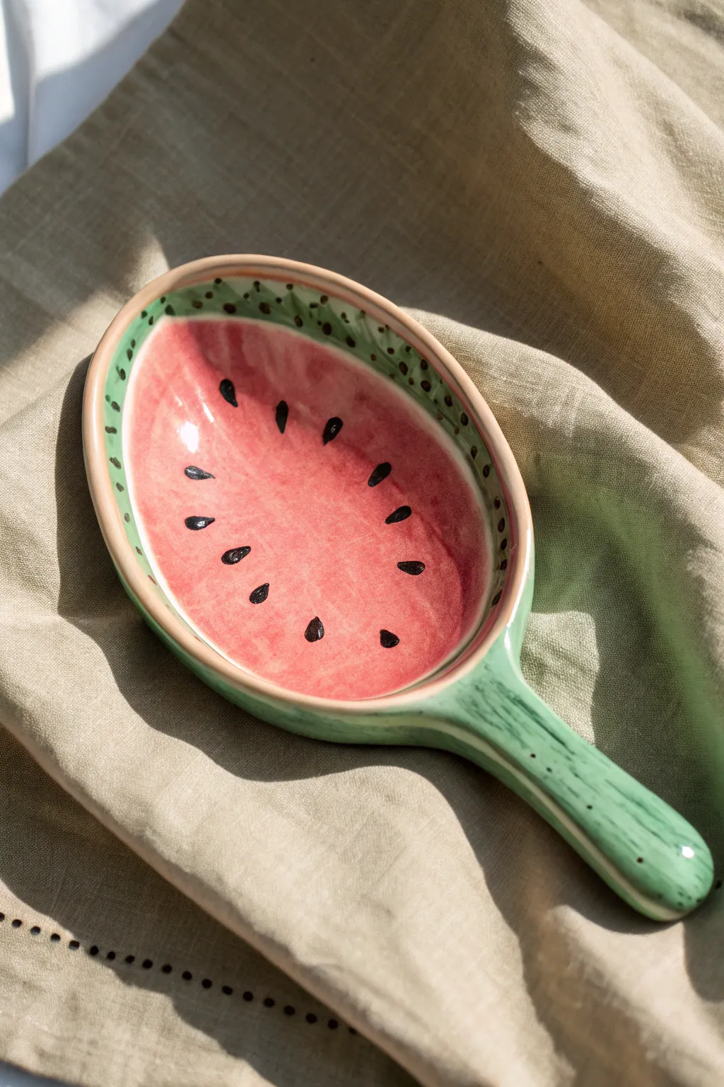 Add a splash of summer charm to your kitchen with this cute DIY watermelon spoon rest idea.
