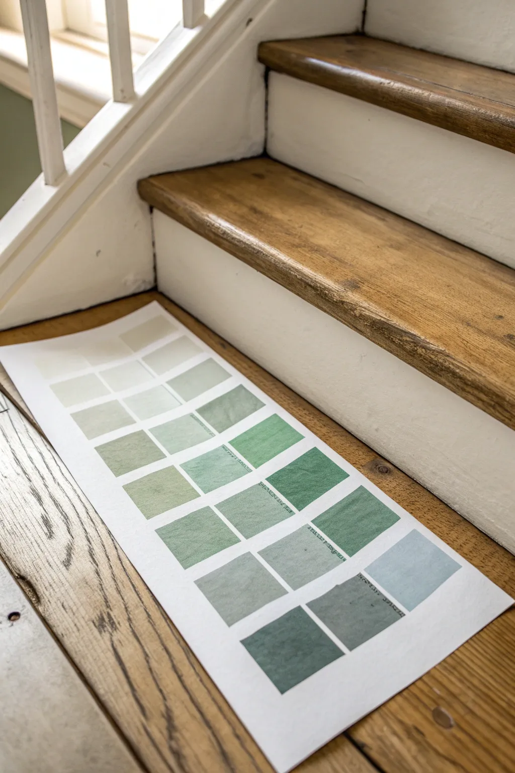 Monochrome value ladder swatches, from airy tint to deep shade for depth without extra color