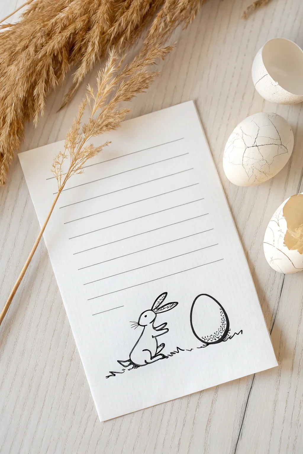 Create a clever folding surprise drawing that reveals a hidden Easter bunny inside!