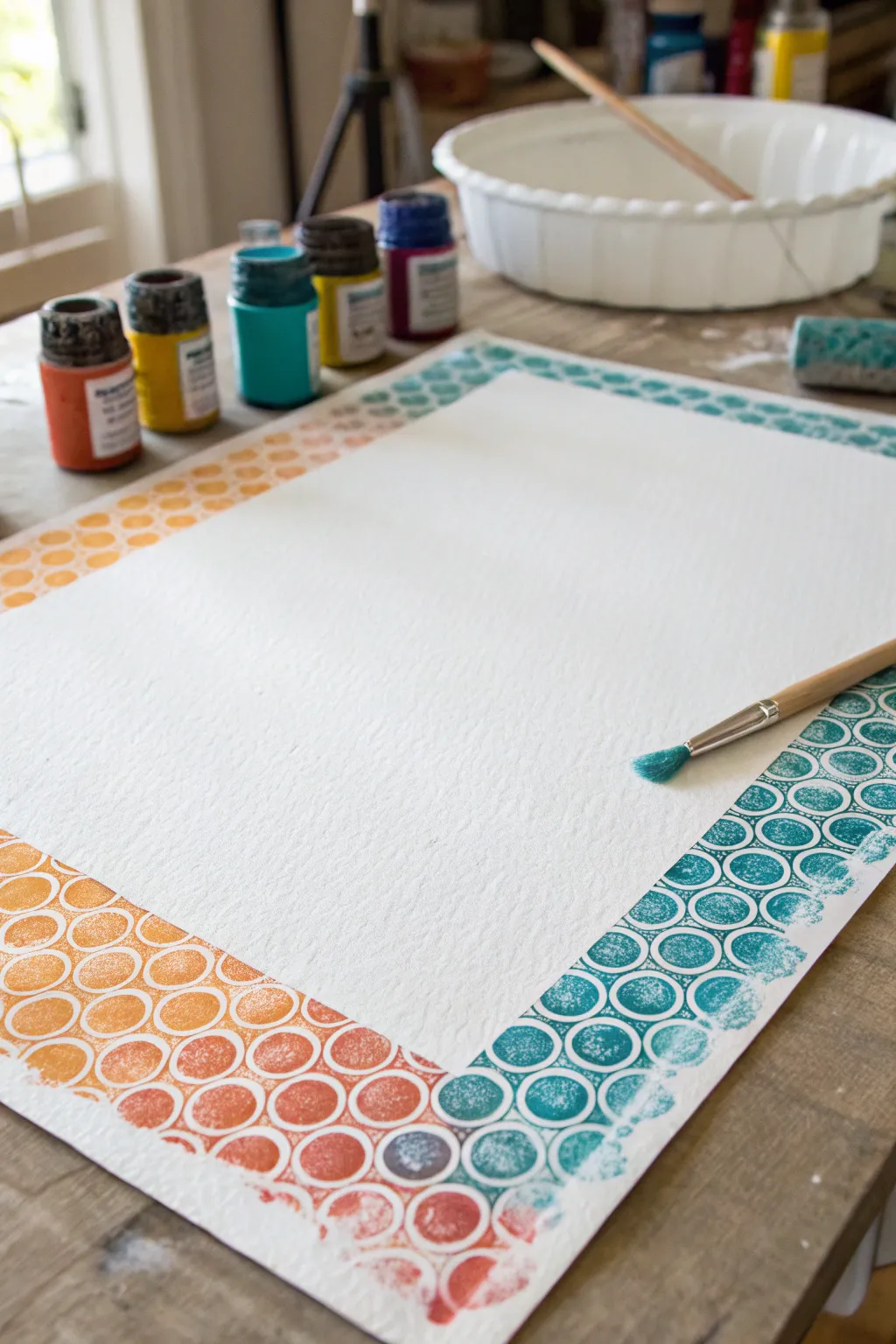 Bold bubble wrap prints create instant textured backgrounds, playful, modern, and super easy.