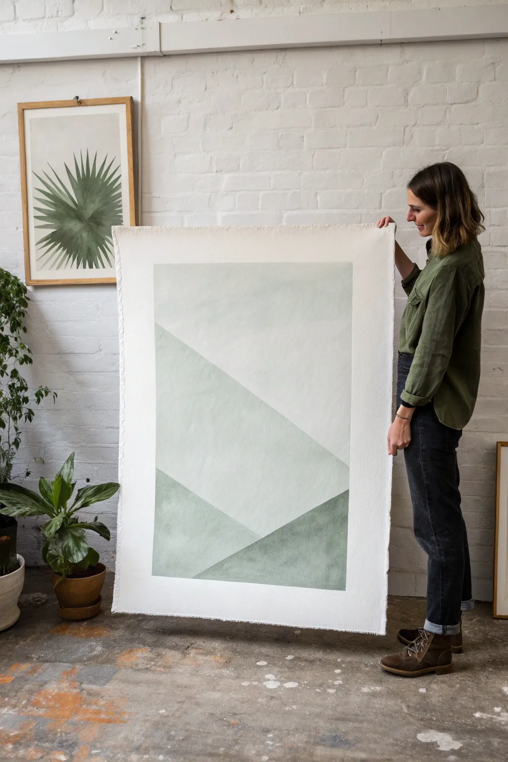 Modern monochrome abstract shapes in three values for a crisp, calming minimalist look