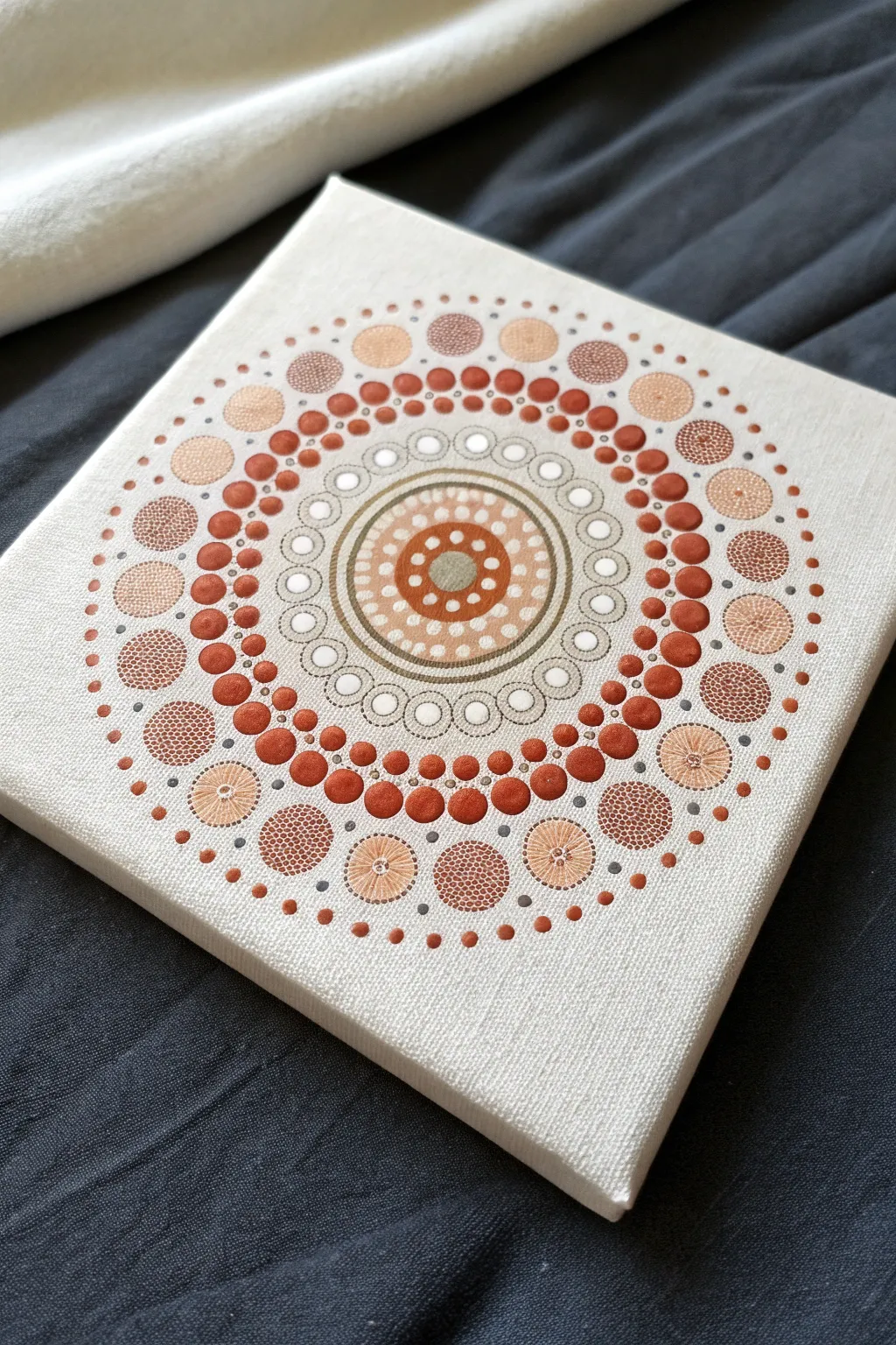 Beginner-friendly dot mandala: calm colors, clean rings, and a centered design that looks polished.