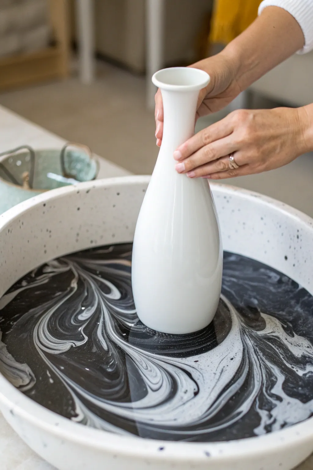 Achieve a high-end marble look instantly with this satisfying hydro-dip technique.