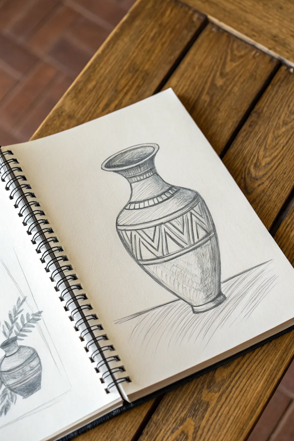 Bold gesture lines and clean arrows guide the eye, showing movement and flow in composition.