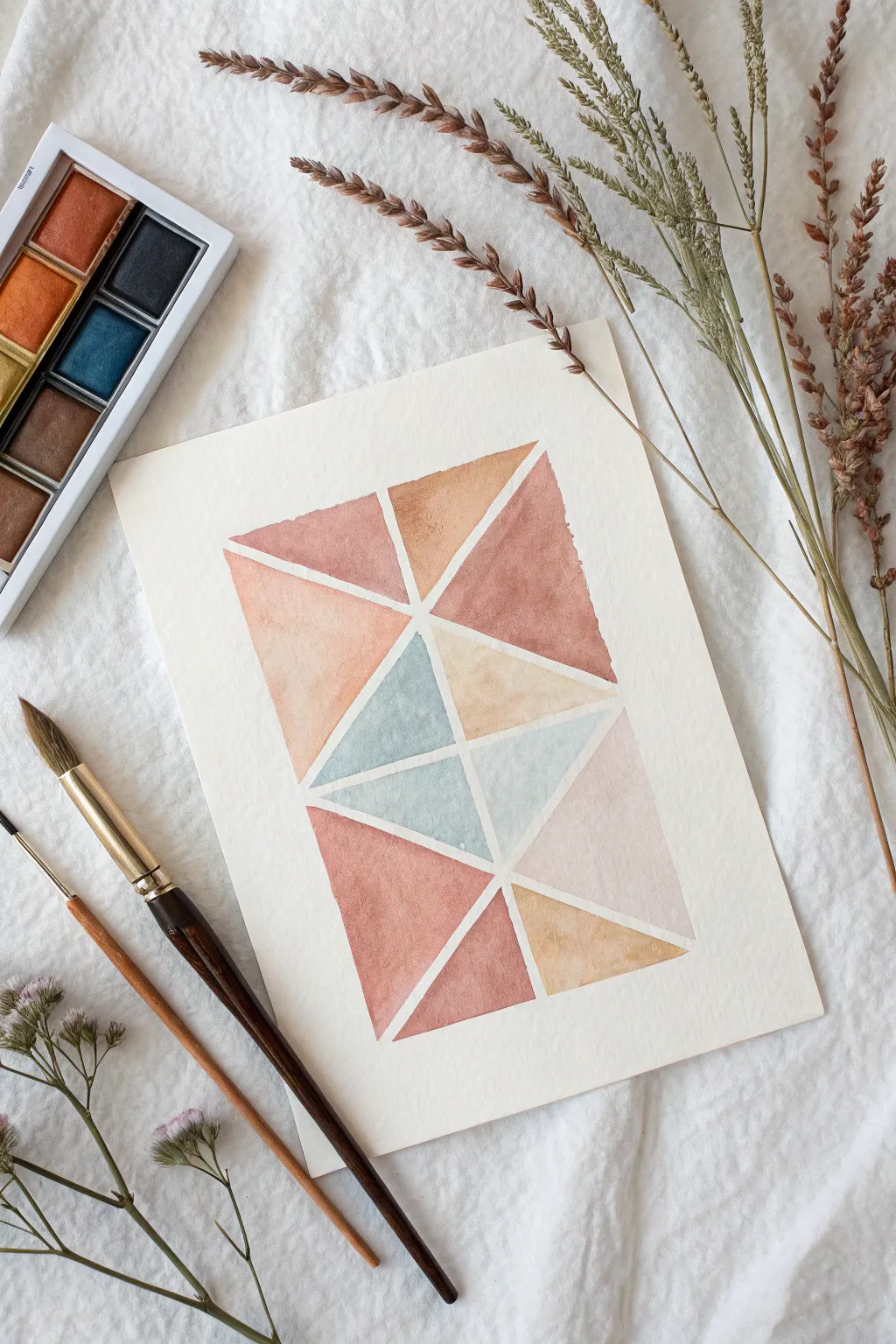 Overlapping transparent layers create easy depth and luminous new colors at every intersection.