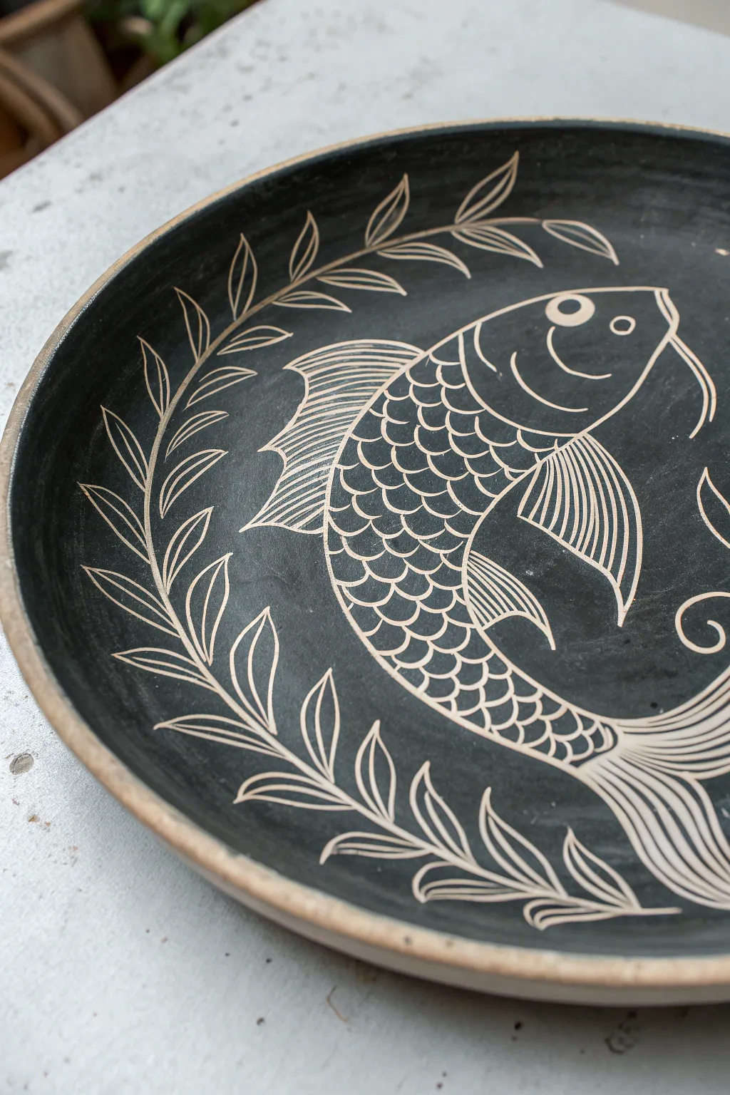 Create stunning contrast and texture with the satisfying Sgraffito pottery carving technique.