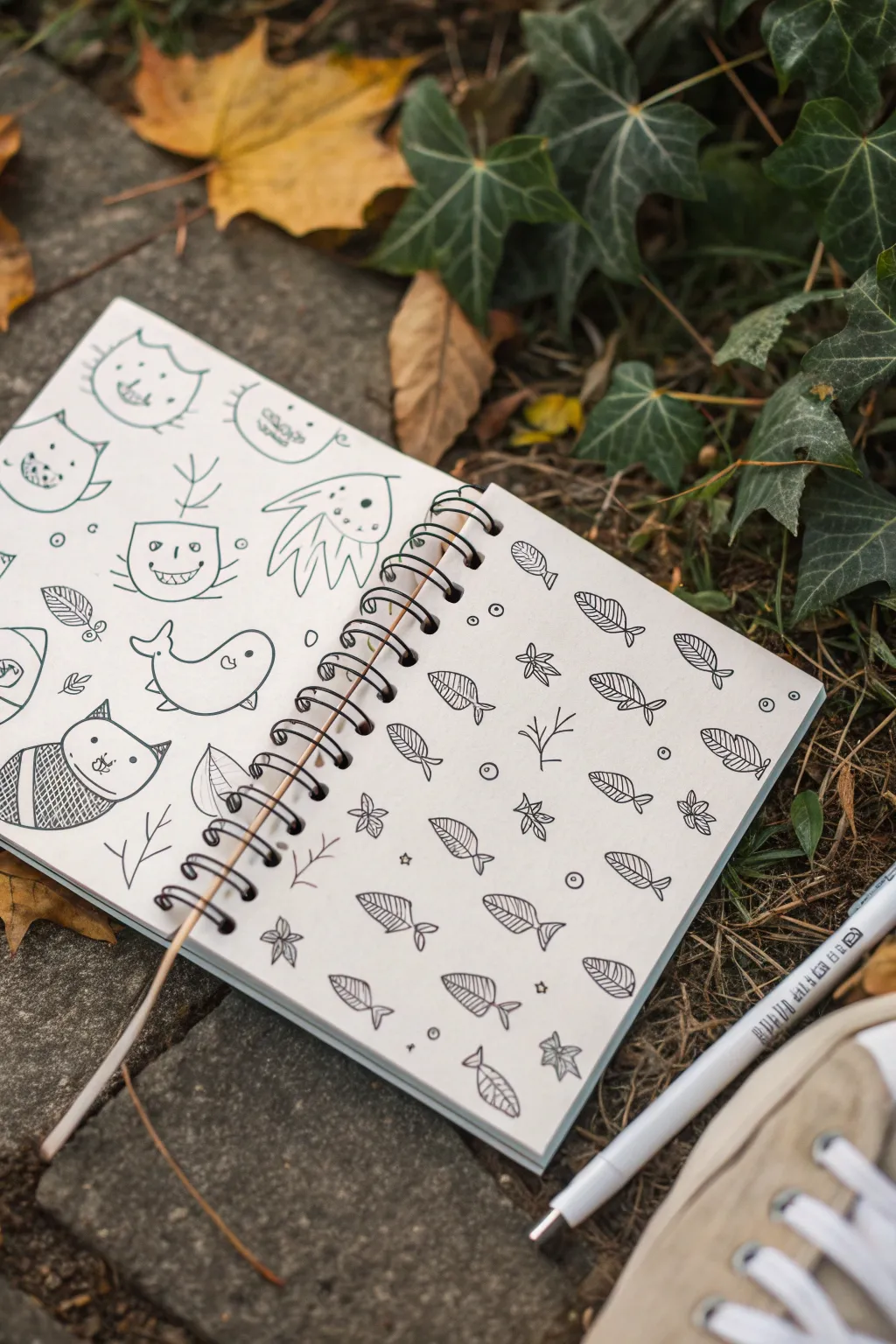 Playful creature tessellation in bold colors, a neat repeating pattern perfect for young artists