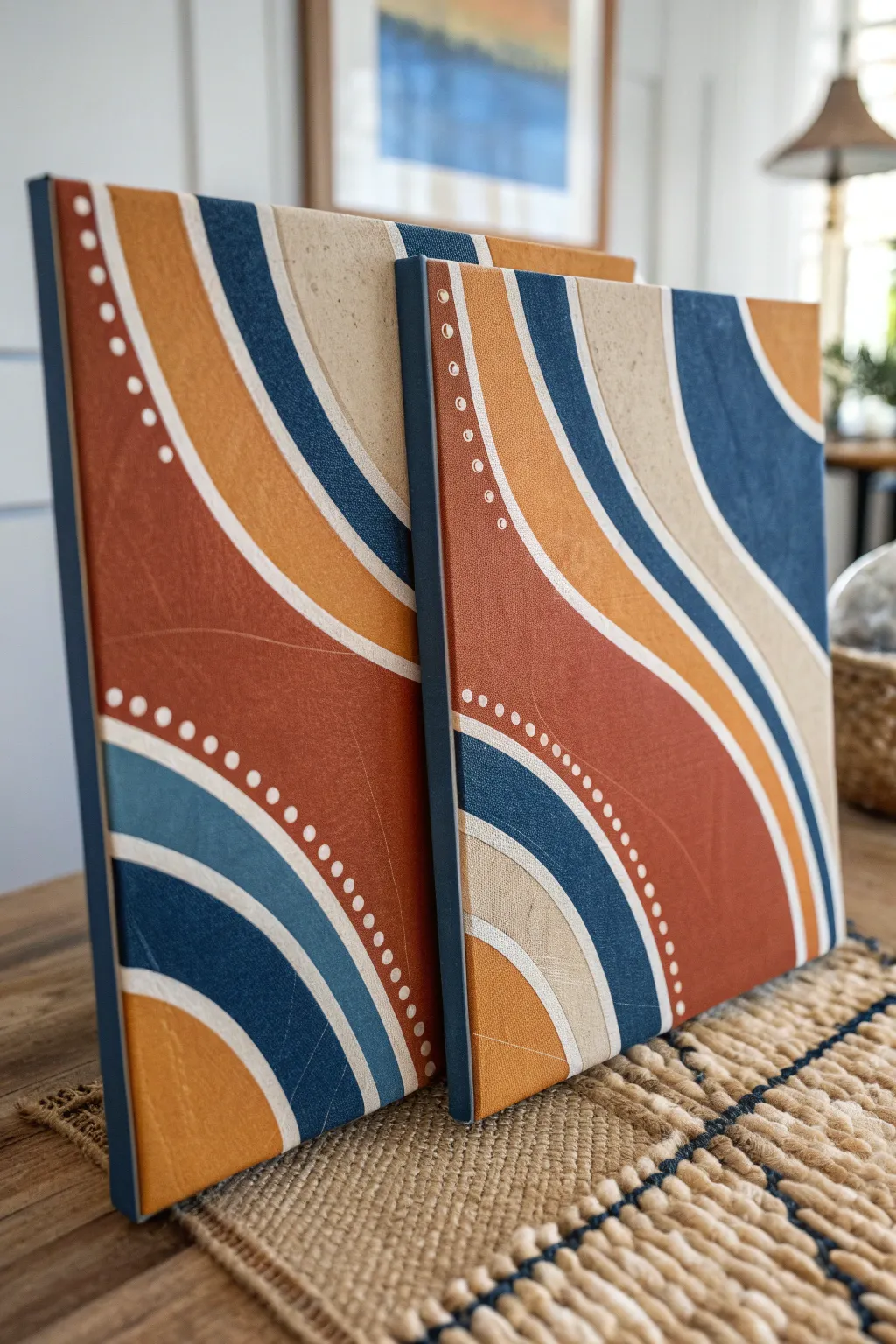 Turn your favorite love song into color waves with a matching diptych for an artful date night