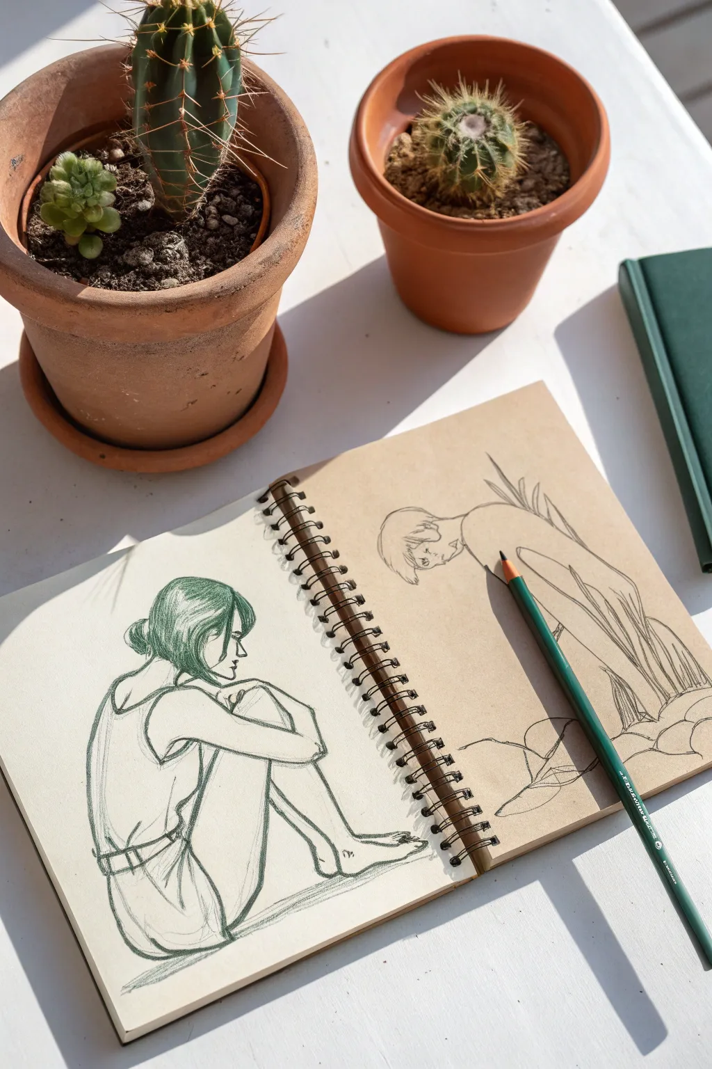 Master the art of emotive drawing. See how a simple slouch changes the entire mood.