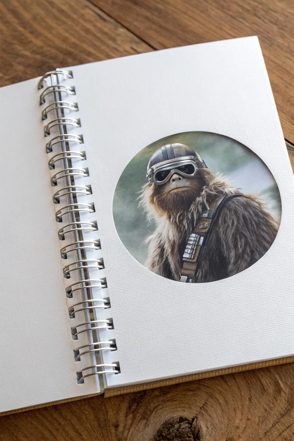 Sci-fi furry sketch inspiration: fluffy fur meets sleek metal details in bold color contrast