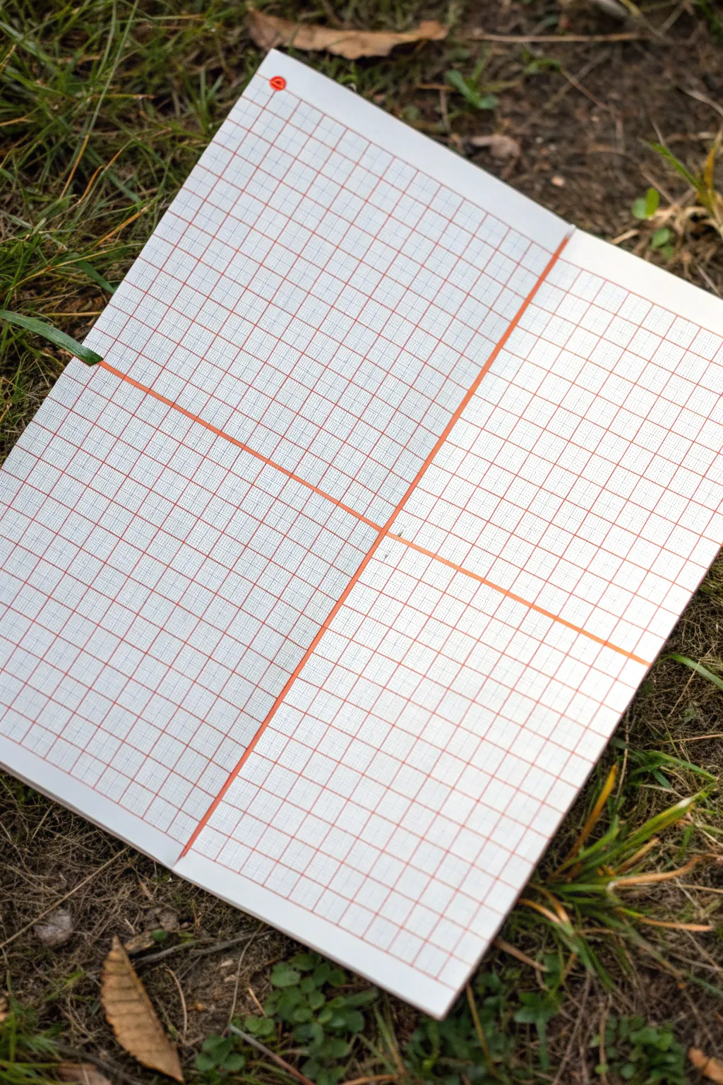 Mini pattern quilt on graph paper, one doodle per grid box in bold minimalist boho color