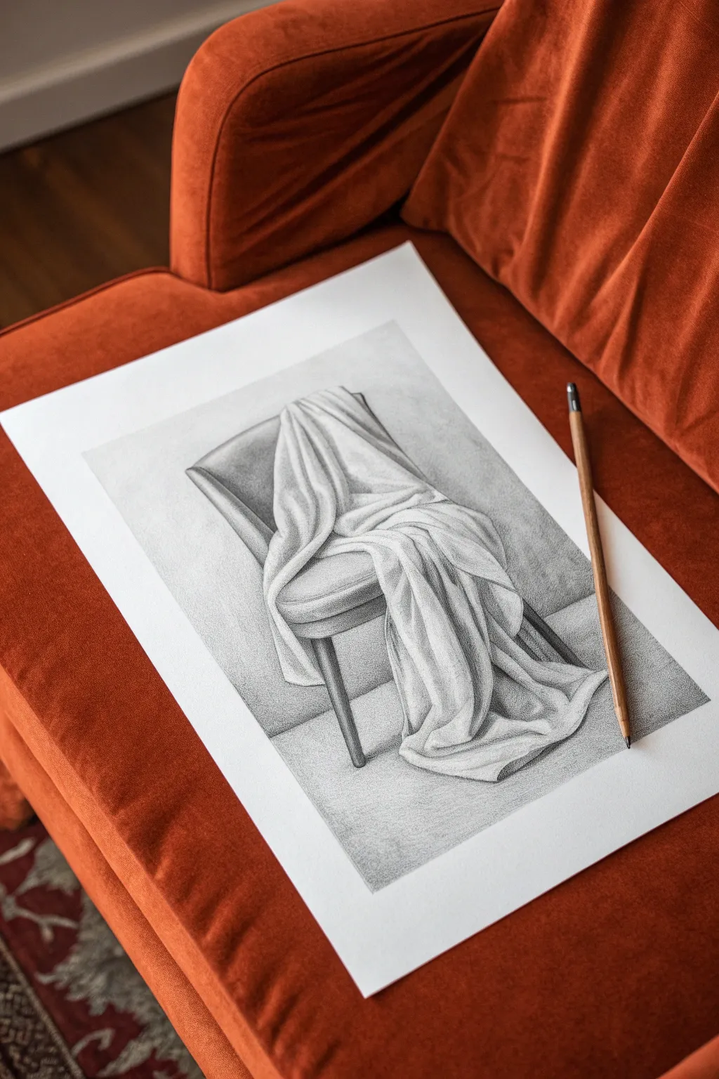 Capture the elegance of draped fabric. Master soft folds and shading with these pencil tips.