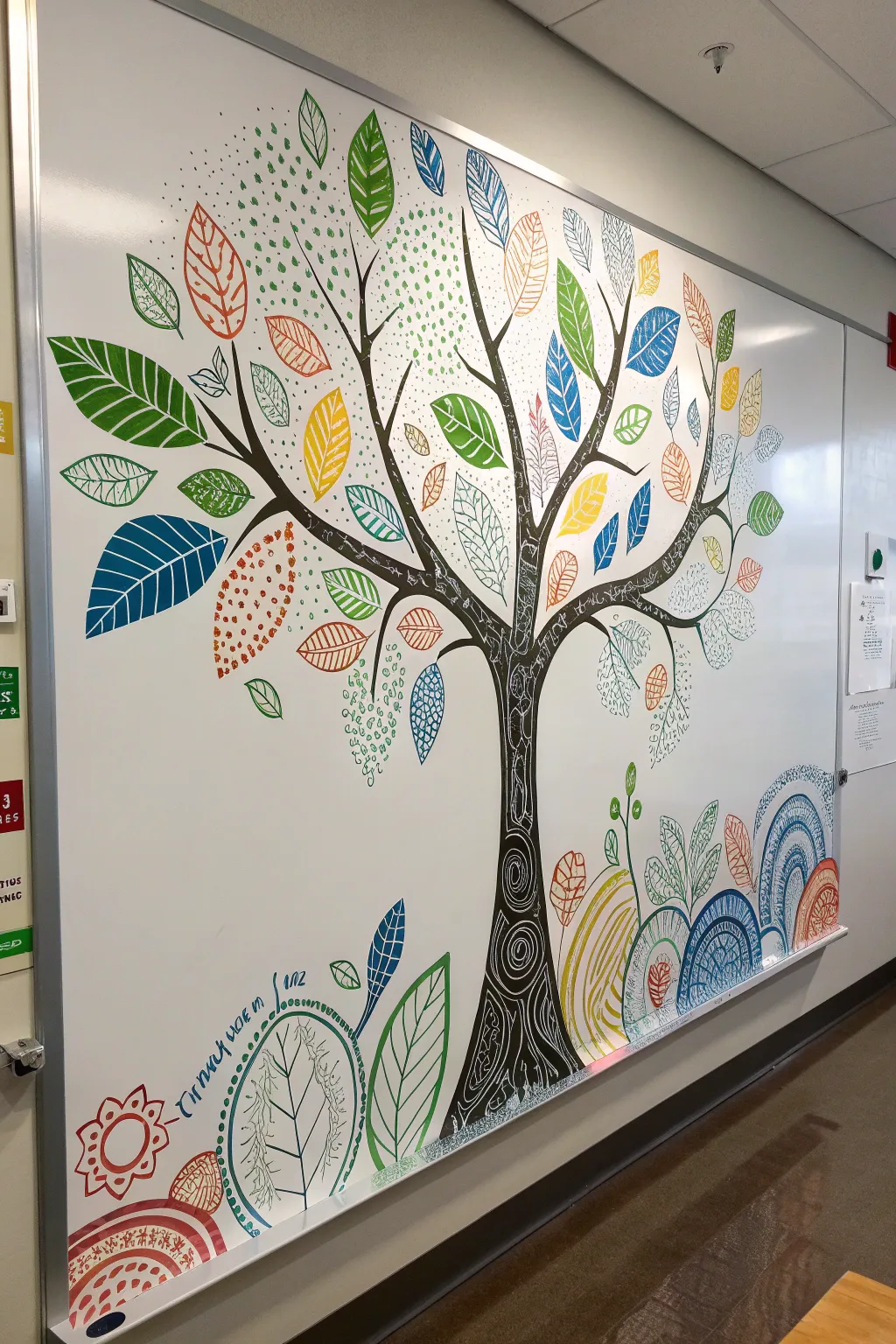 Bring everyone together with a collaborative mural. Watch unique styles bloom into one tree.