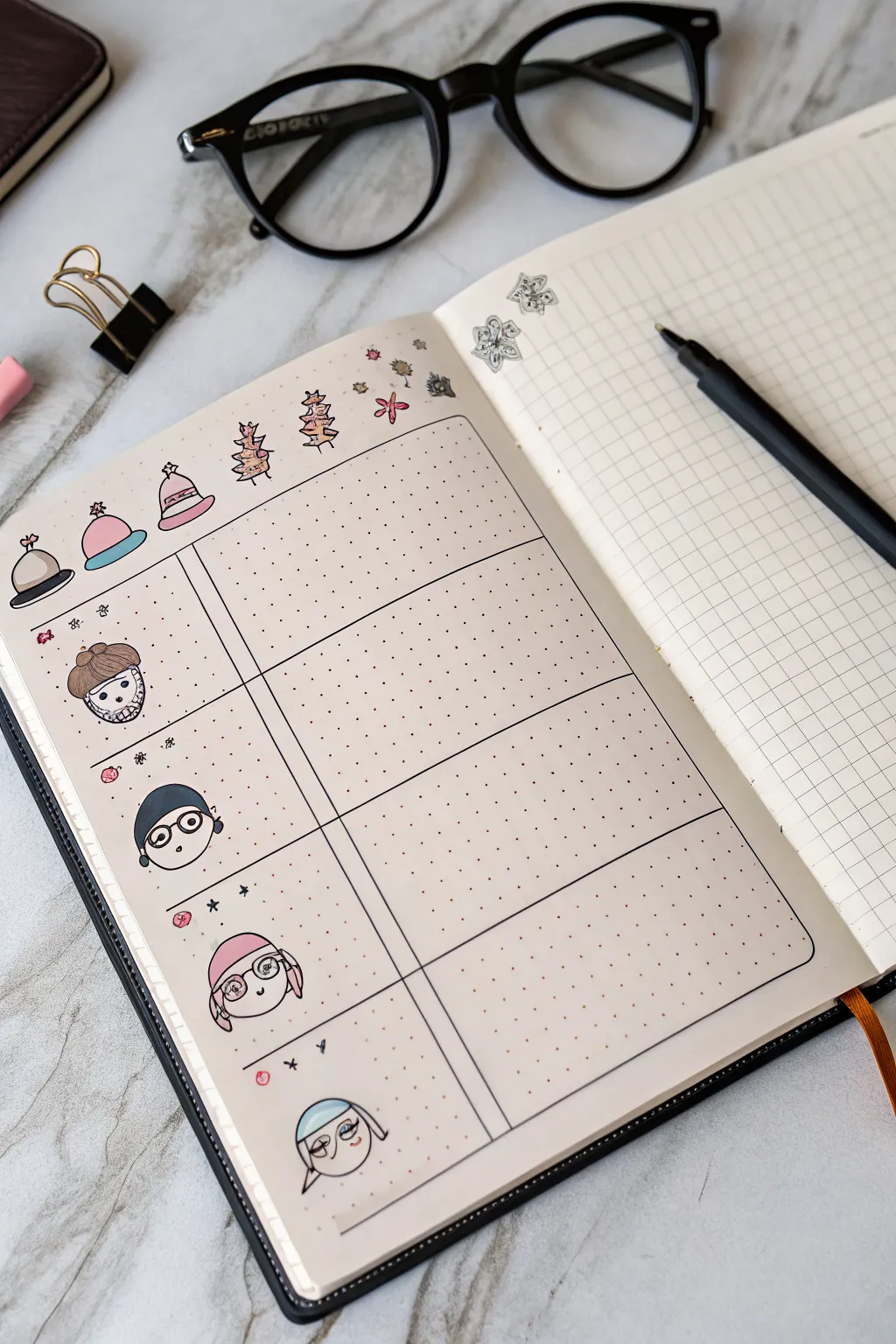 Mix and match cute heads, faces, and tiny accessories to build endless easy character ideas