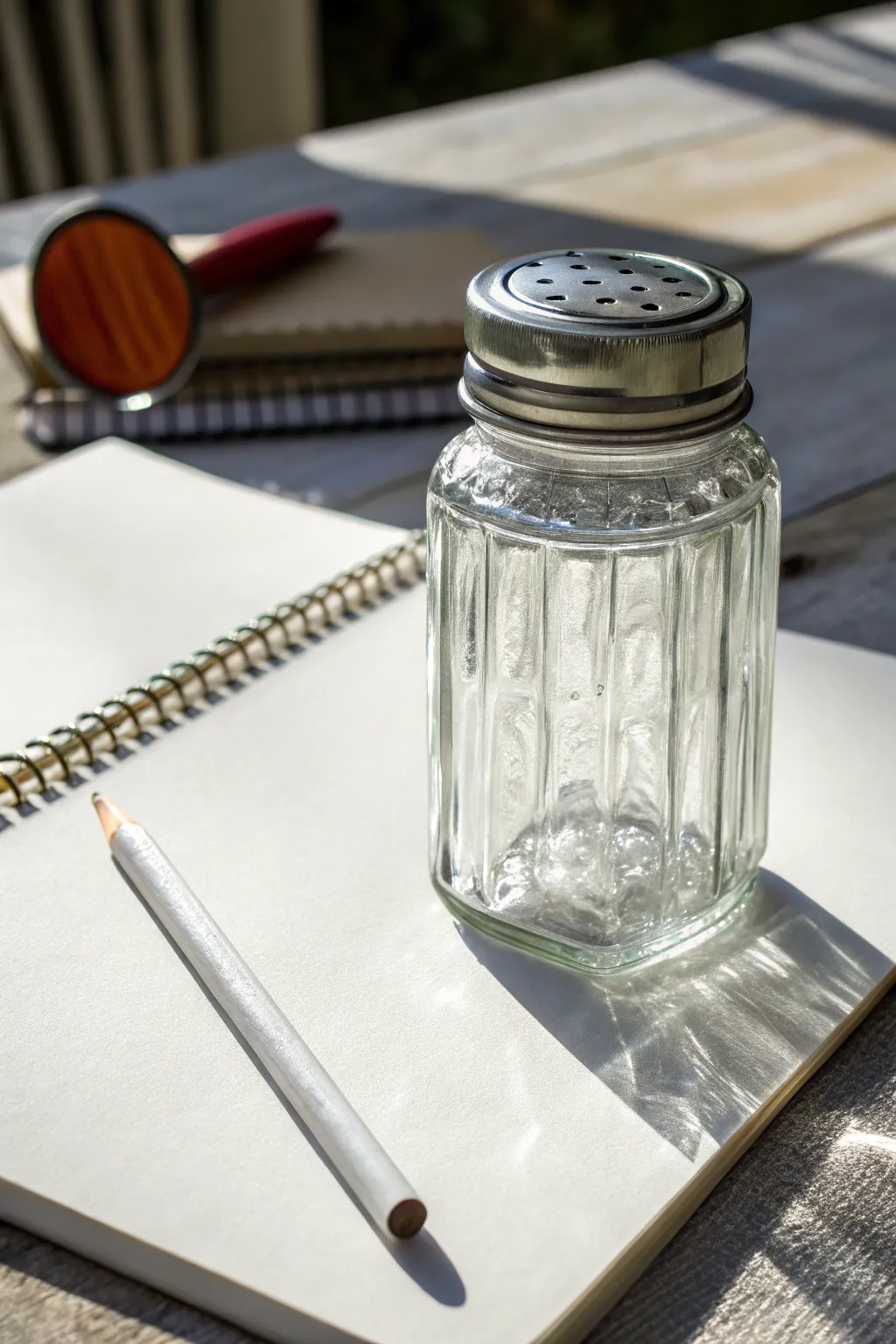 Glass and metal shine marker study with crisp highlights and smooth, blended shadow ramps