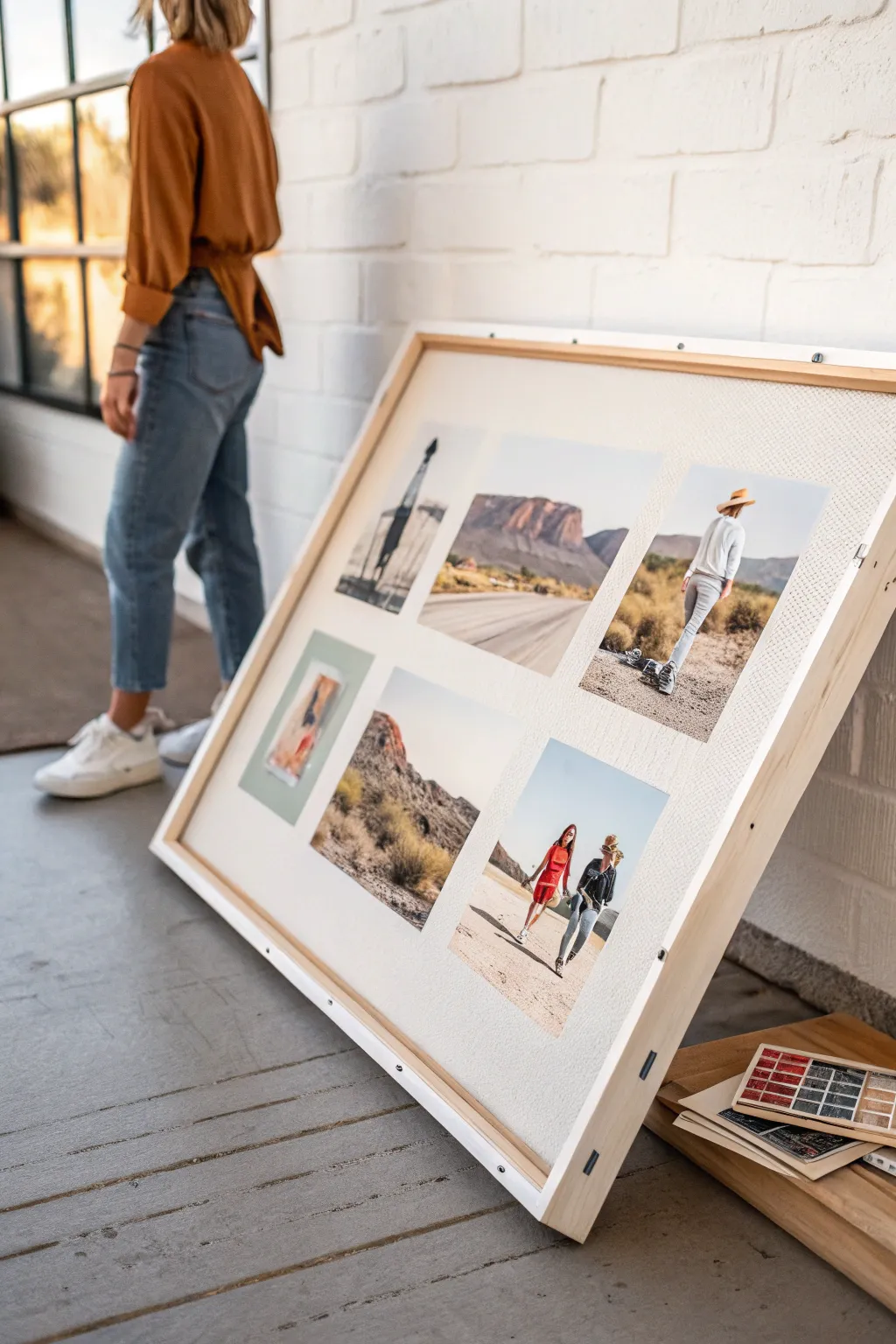 One canvas, many hands: a sweet family storyboard where a tiny character travels across the scene