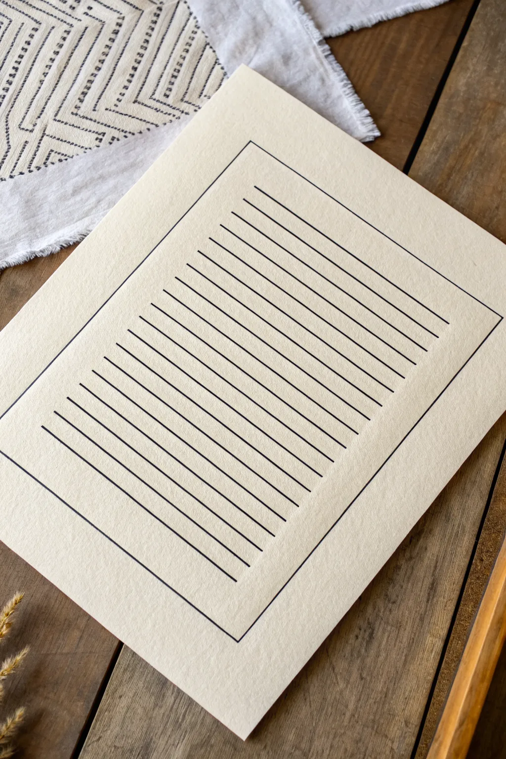 Curved parallel lines that bulge and pinch to create a bold 3D illusion in minimalist style