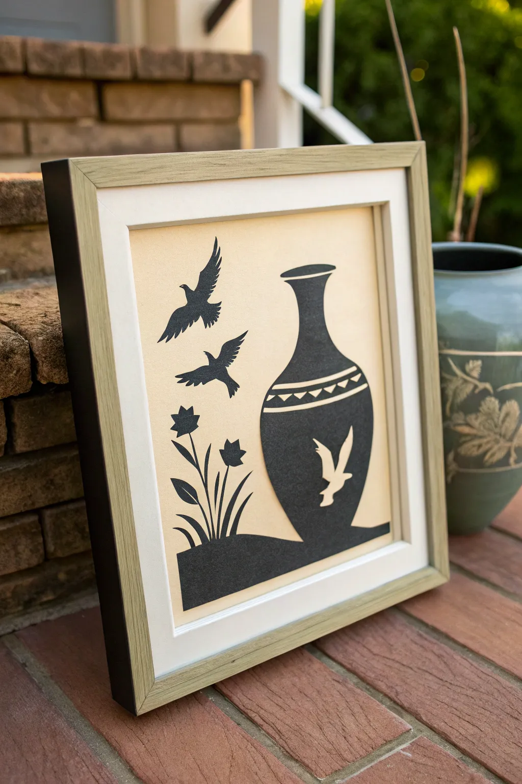 One two-tone shape, two readings: flip the graphic and watch negative space create a new subject.