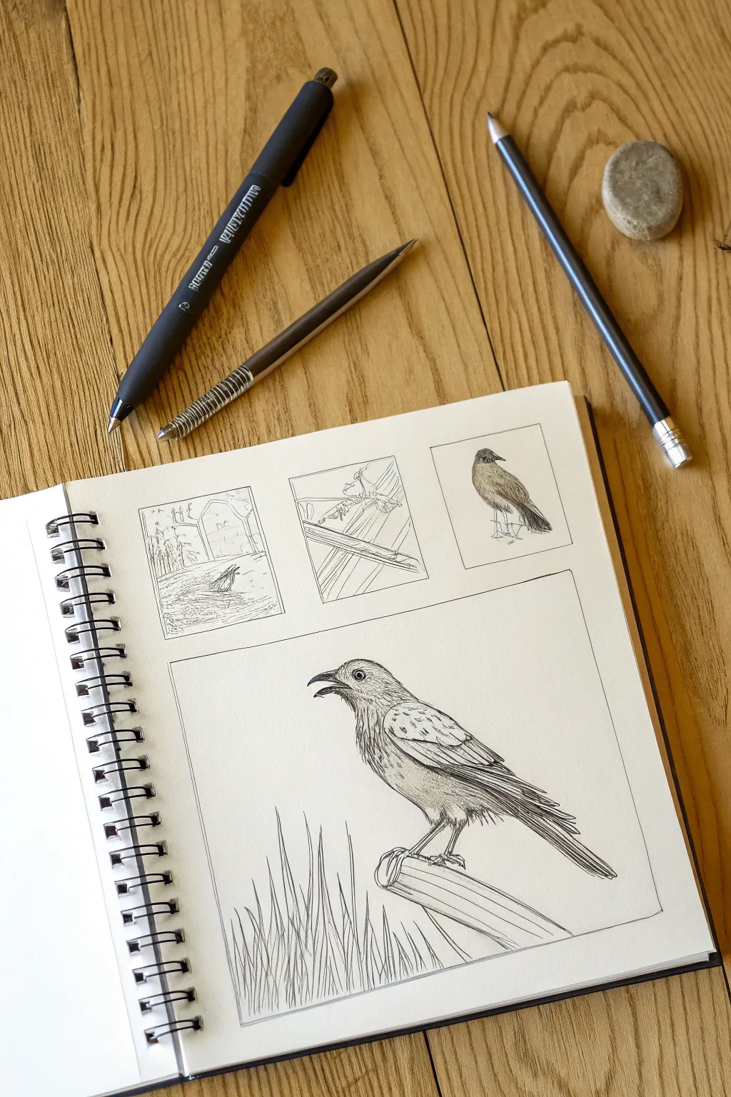 Turn a hand trace into a bird, step by step, with simple shapes kids can nail.