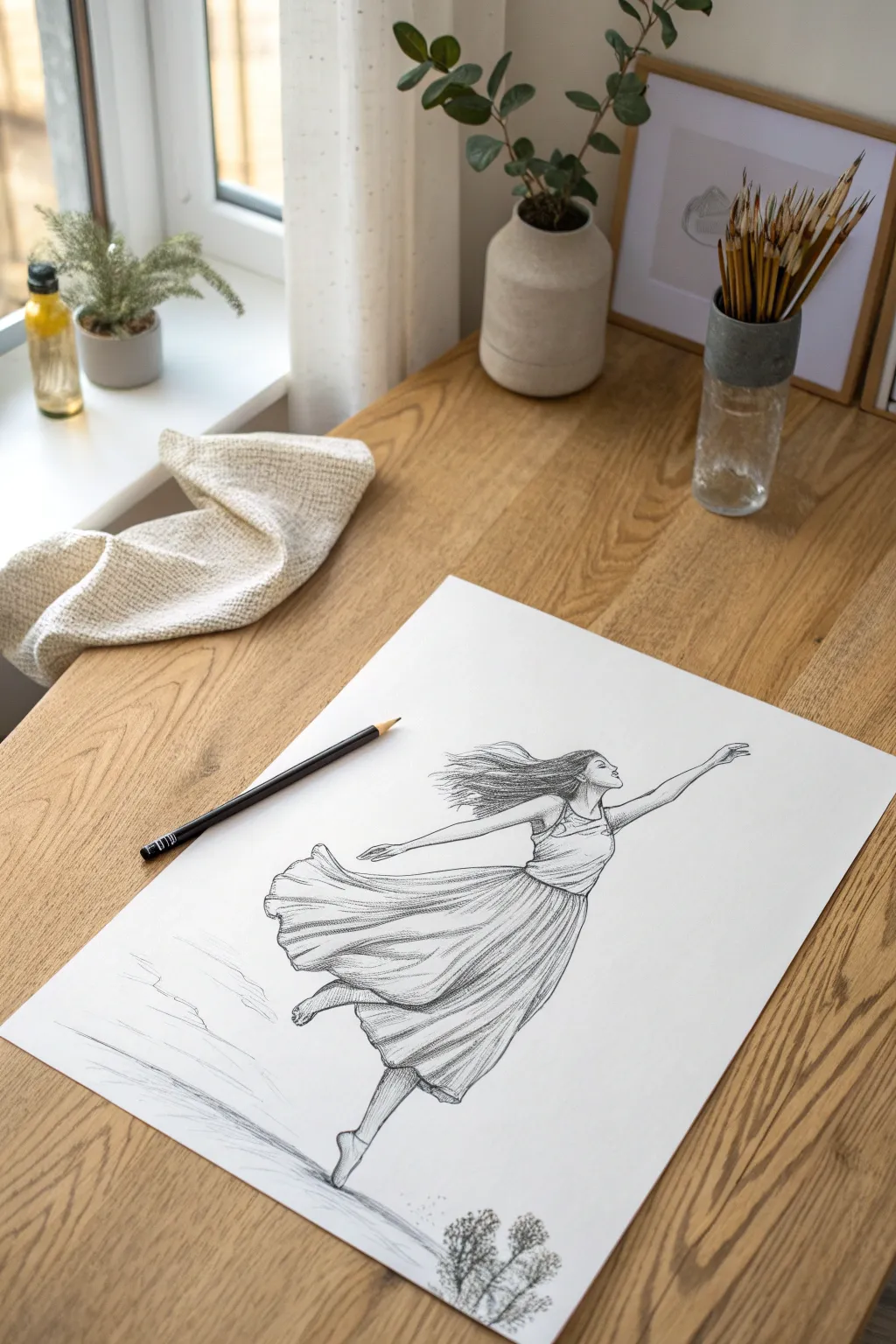 Capture the magic of weightlessness with these ethereal floating pose drawing ideas.