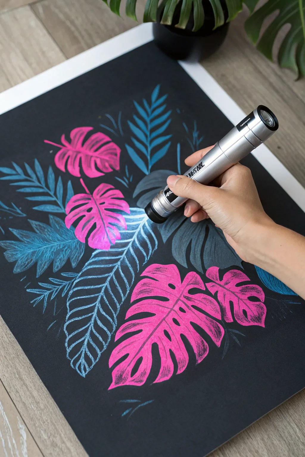 Reveal the magic of hidden glowing details.