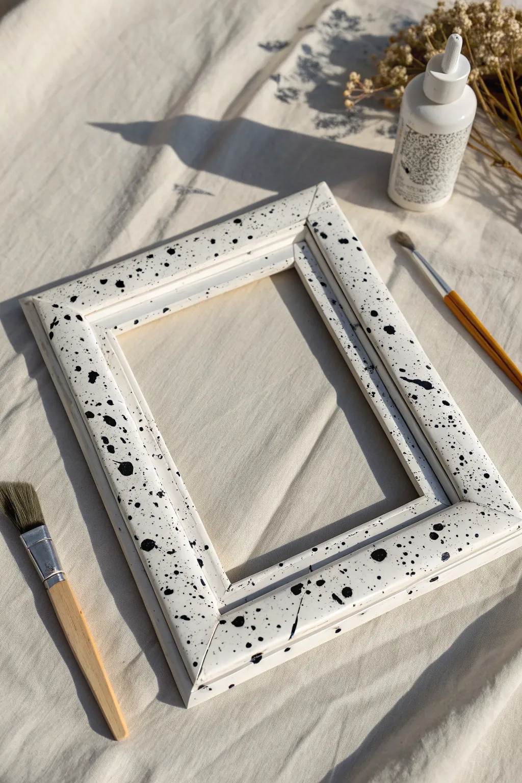 Get messy with this chic splatter paint DIY! Give your frames a modern retro twist.