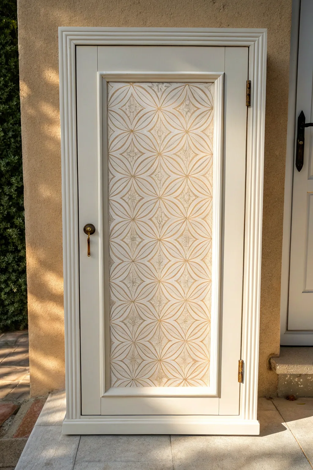 Raised texture plus soft painted highlights makes boho furniture feel handcrafted and dimensional.