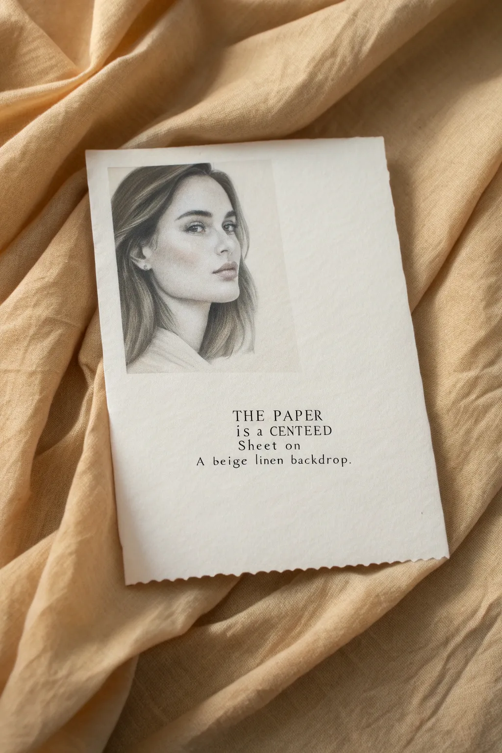 Calm future-self portrait sketch surrounded by soft affirmation notes for positive drawing practice