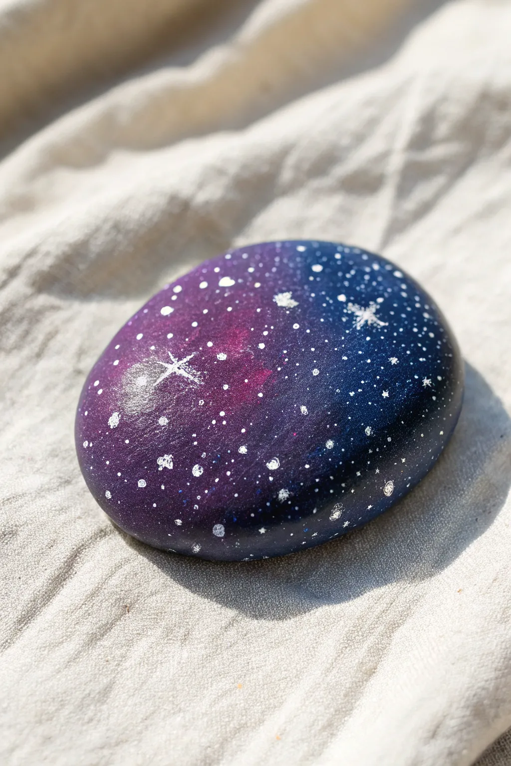 Get lost in the stars with these easy and dreamy galaxy painted rocks for kids.