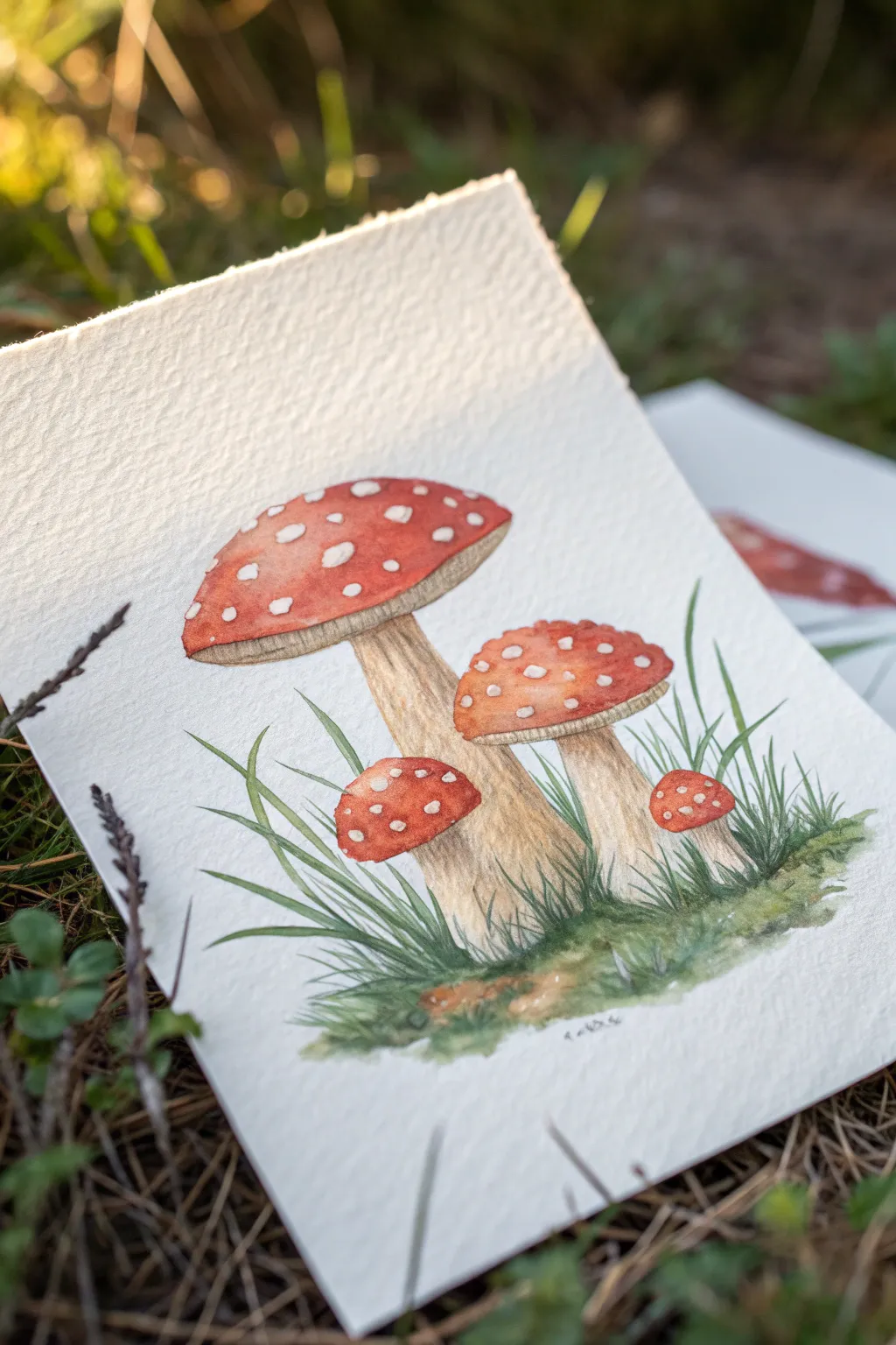 Paint this polka-dot mushroom cluster in minutes—minimal, cute, and Pinterest-perfect.