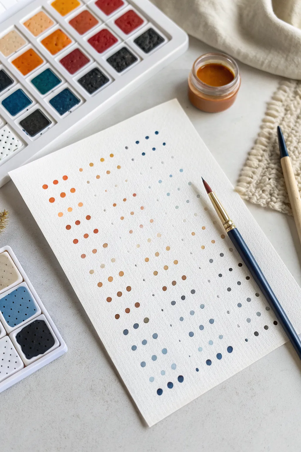 Micro motifs, big impact: one simple mark repeated into endless bold Scandinavian-boho patterns.